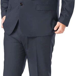 Elegant 3-Piece Formal Suit for Big and Tall Men - Tailored Comfort & Confidence